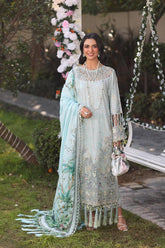Musferah Saad - SELENE - ice blue - Lawn - 3 Piece